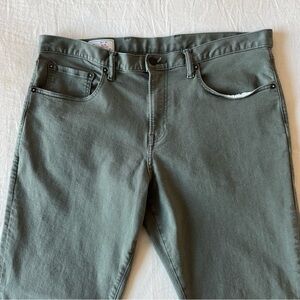 Gap Olive Green Pants Slim Fit Gapflex Men’s Pants 38 x 32 Army Khakis Jeans